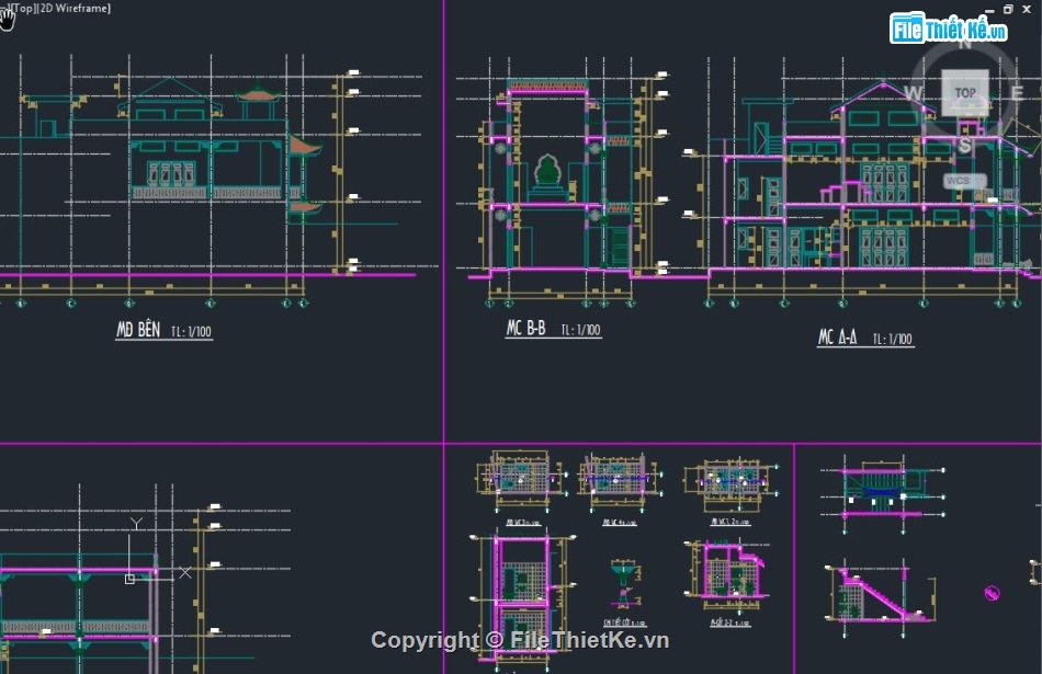 nhà phố 2 tầng 8.45x18.42m,Bản vẽ cad nhà phố,model cad nhà phố 2 tầng,nhà phố tân cổ 2 tầng